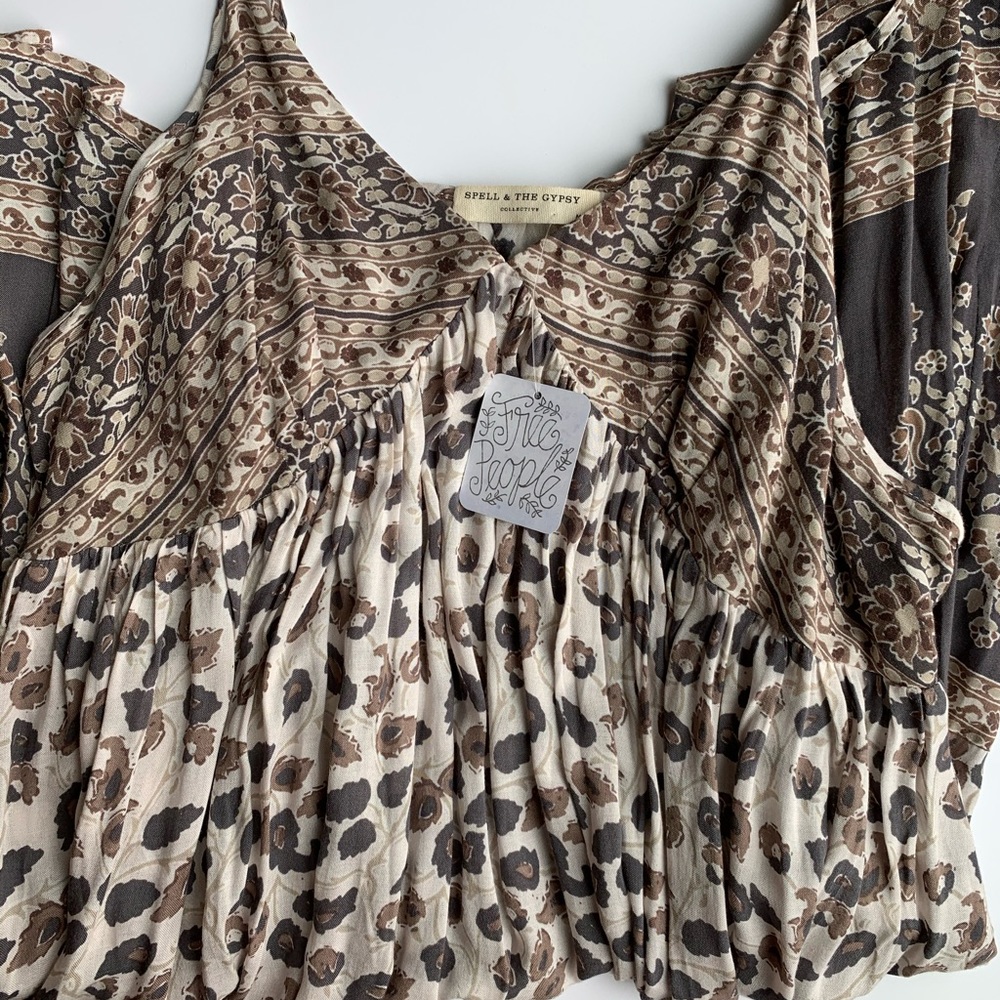 Free People Spell of the Gypsy Ivry Mini Dress